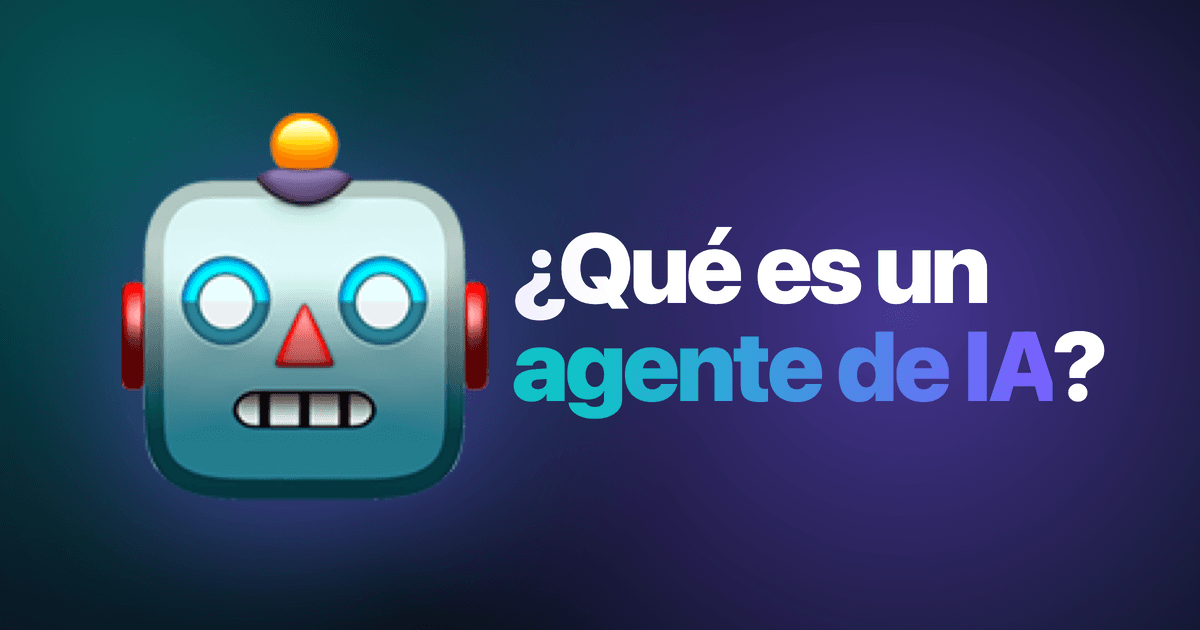 Robot icon next to the text What is an AI agent?