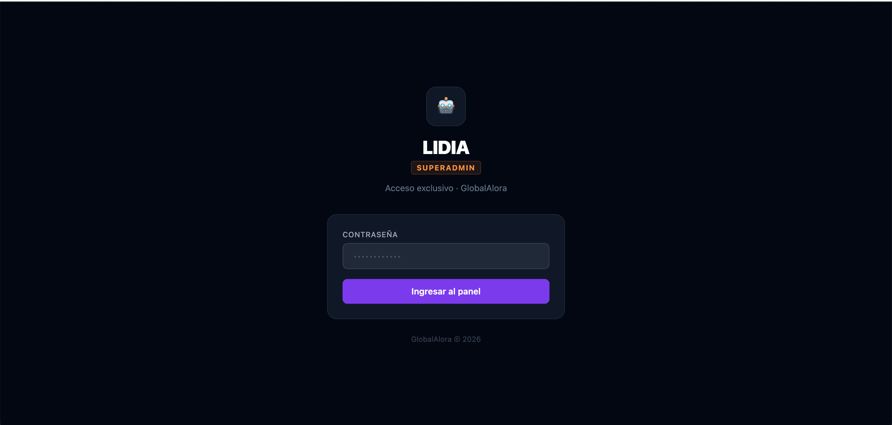 LIDIA Superadmin