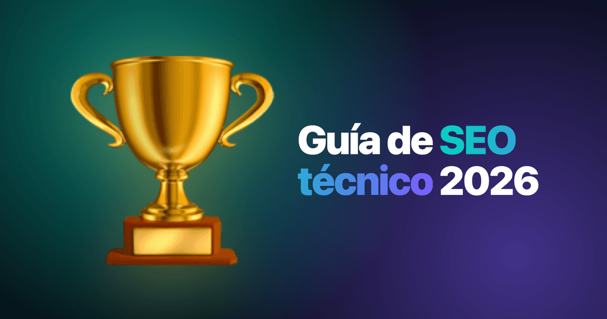 Trophy icon next to the text Technical SEO Guide 2026